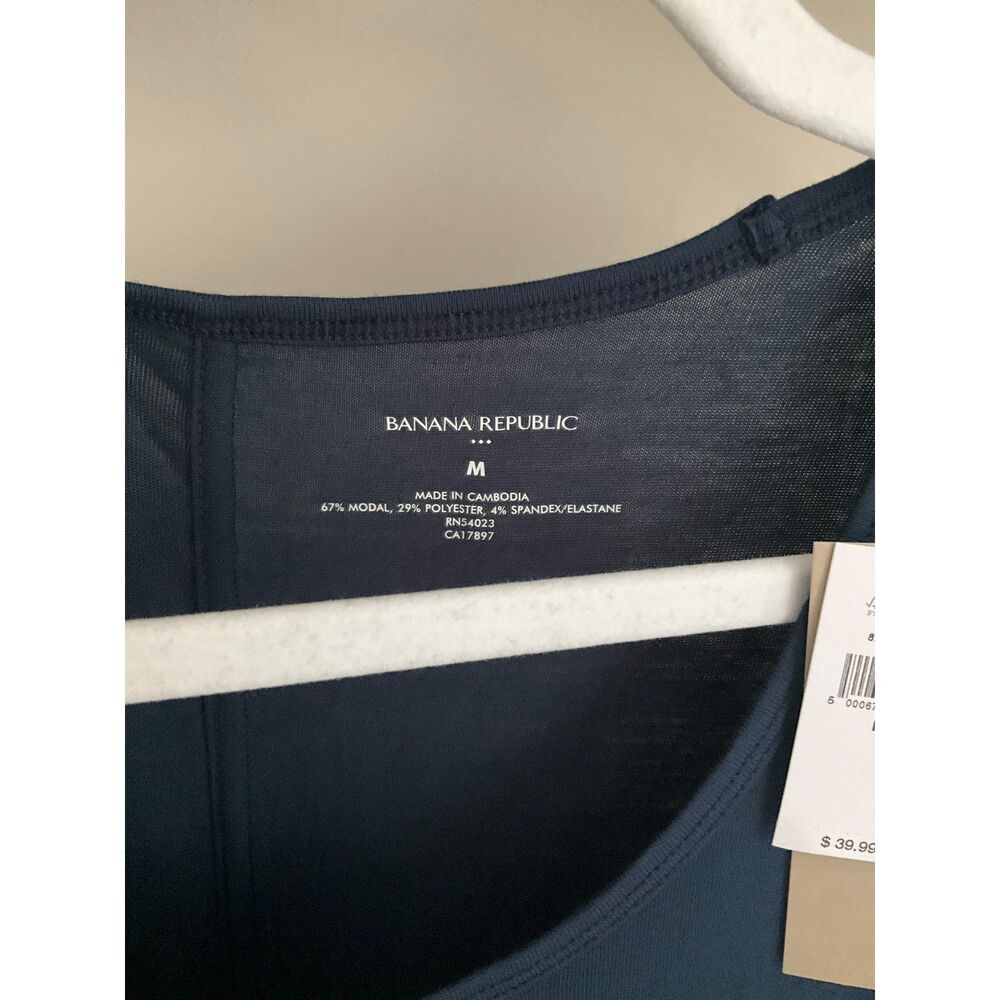 Banana Republic - Navy Tank Top - Brand New! - Picture 3 of 3